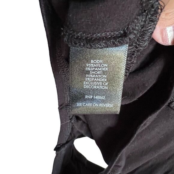 Torrid black lace choker collar sleeveless bodysuit 1 - Picture 8 of 10